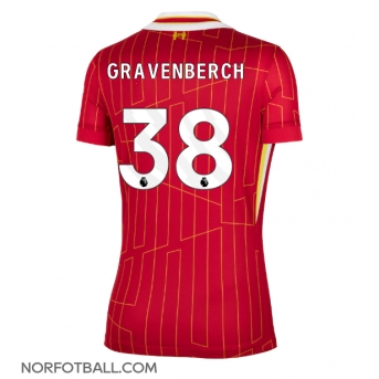Billige Fotballdrakt Liverpool Ryan Gravenberch #38 Replika Hjemmedrakt Dame 2024-25 Kortermet